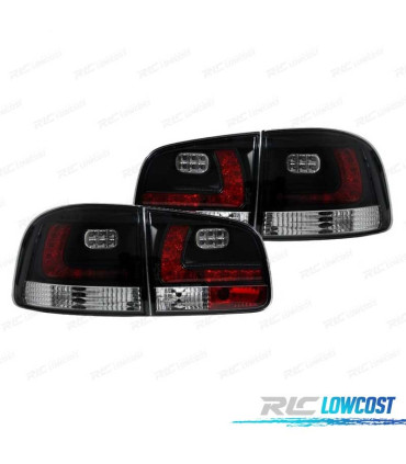 FEUX ARRIÈRE VOLKSWAGEN VW TOUAREG 02-10 LED FOND NOIR