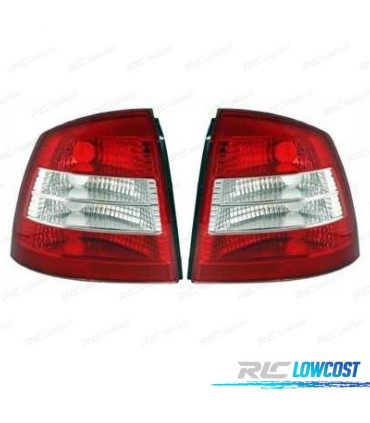 FEUX ARRIÈRE OPEL ASTRA G 3P 5P 97-04 LED ROUGE CHROMÉ