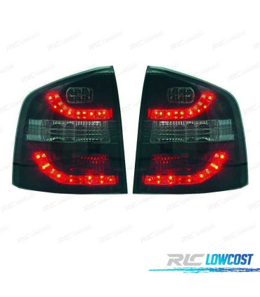 FEUX ARRIÈRE SKODA OCTAVIA KOMBI 05-13 LED FOND NOIR