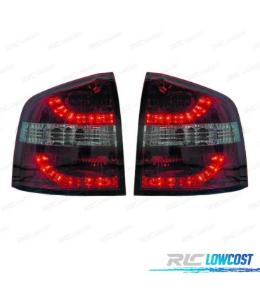 FEUX ARRIÈRE SKODA OCTAVIA KOMBI 05-13 LED ROUGE FUMÉ