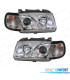 PHARES VOLKSWAGEN VW POLO 6N 94-99 FEUX DE JOUR CHROME FOND