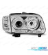 PHARES VOLKSWAGEN VW POLO 6N2 99-01 ANGEL EYES FOND CHROME