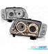 PHARES VOLKSWAGEN VW POLO 6N2 99-01 ANGEL EYES FOND CHROME