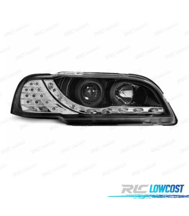 PHARES VOLVO S40 96-00 FEUX DIURNES FOND NOIR