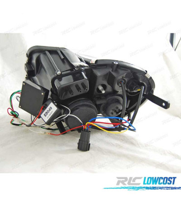 PHARES DAYLIGHT POUR ALFA ROMEO MITO 08-19 FOND CHROMÉ