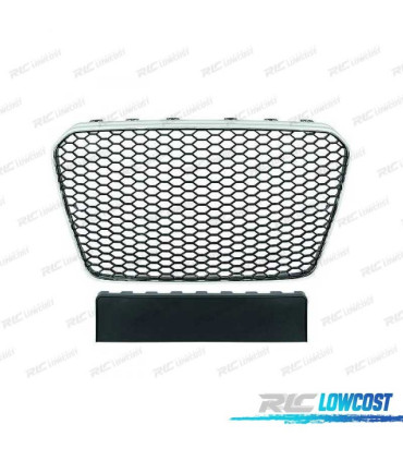 CALANDRE AUDI A5 12-16 LOOK RS5 NOIR CHROME