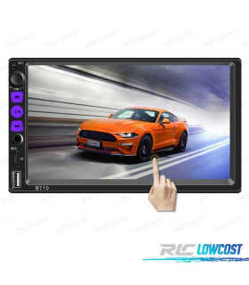 AUTORADIO 2DIN 7 TACTILE BLUETOOTH USB SD