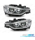 PHARES BMW F30 11-15 LED ANGEL EYES FOND NOIR