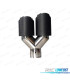 EMBOUT D'ÉCHAPPEMENT EN CARBONE DOUBLE DROIT LOOK AKRAPOVIC
