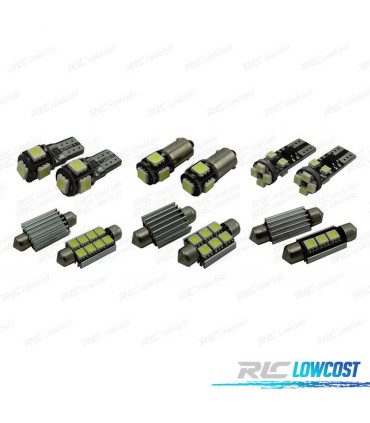 KIT 13 AMPOULES LED INTÉRIEUR POUR VOLKSWAGEN VW GOLF 7R MK7 GOLF R MKVII 2014-2016