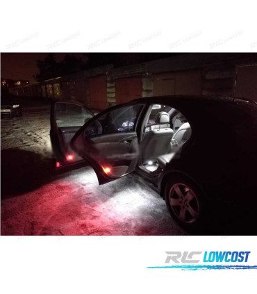 KIT 17 AMPOULES LED INTÉRIEUR POUR MERCEDES CLASSE E W211 E55 AMG E320 02-08