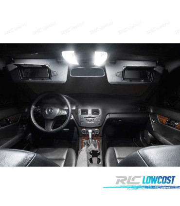 KIT 20 AMPOULES LED INTÉRIEUR MERCEDES CLASSE C W204 C200 C220 C230 C250 C280 C300 C350 C63 AMG 08-14