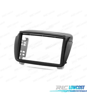 FACADE AUTORADIO 2-DIN NOIR POUR FIAT DOBLO OPEL COMBO TOUR