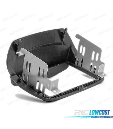 FACADE AUTORADIO 2-DIN NOIR POUR FIAT DOBLO OPEL COMBO TOUR