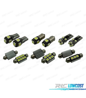 KIT 11 AMPOULES LED INTÉRIEUR POUR ALFA ROMEO 156 98-05