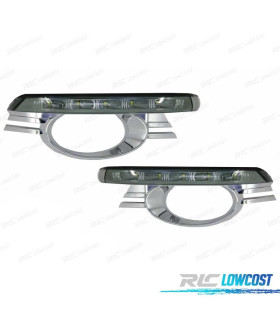 GRILLES ANTIBROUILLARD LED DAYLIGHT MERCEDES C W204 07-10 ABS