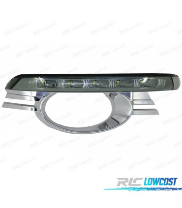 GRILLES ANTIBROUILLARD LED DAYLIGHT MERCEDES C W204 07-10 ABS