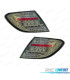 FEUX ARRIÈRE MERCEDES CLASSE C W204 07-11 LED FOND CHROME FUMÉ