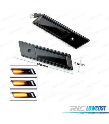 CLIGNOTANTS LED DYNAMIQUES LATÉRAUX POUR BMW E36 90-96- FUMÉ