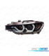 PHARES BMW F30 F31 ANGEL EYES LED TRU DRL NOIR 11-15