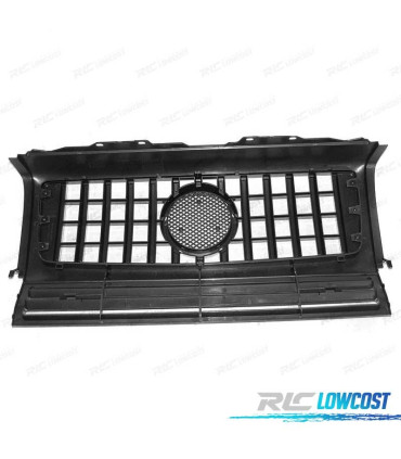 CALANDRE MERCEDES CLASSE G W463 90-12 LOOK AMG C63 NOIR CHROMÉ