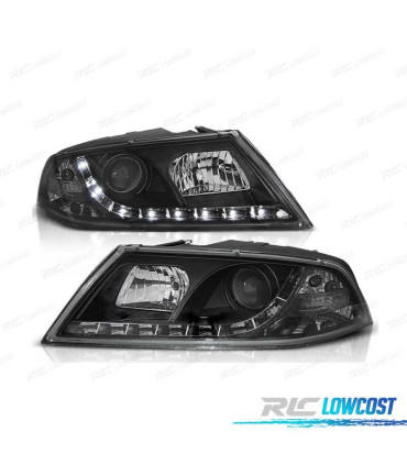 PHARES SKODA OCTAVIA 05-08 FEUX DE JOUR À LED FOND NOIR