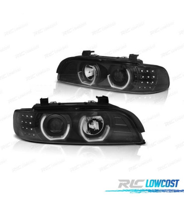 PHARES BMW E39 ANGEL EYES 3D CCFL + LED