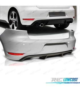 PARE CHOCS ARRIÈRE POUR VOLKSWAGEN VW GOLF 6 08-12 LOOK GTI PDC
