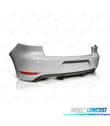PARE CHOCS ARRIÈRE POUR VOLKSWAGEN VW GOLF 6 LOOK GTI PDC