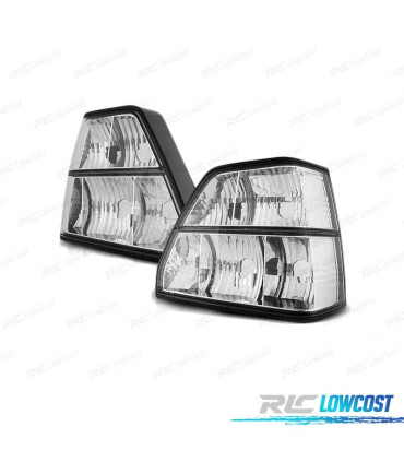 FEUX ARRIÈRE POUR VOLKSWAGEN VW GOLF 2 83-91 STYLE LEXUS BLANC