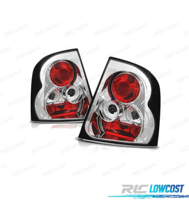 FEUX ARRIÈRE POUR SKODA OCTAVIA 97-00 LIFTBACK STYLE LEXUS CHROMÉ