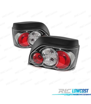 FEUX ARRIÈRE POUR RENAULT CLIO 90-98 STYLE LEXUS NOIR