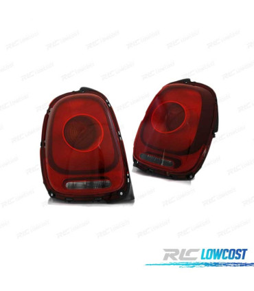 FEUX ARRIÈRE POUR MINI COOPER F56-F55-F57 2014- ROUGE NOIR