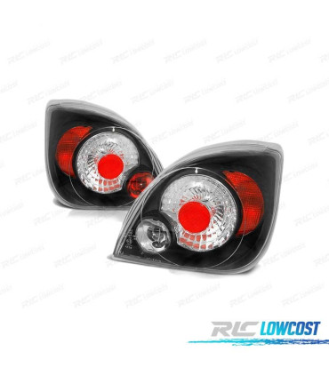 FEUX ARRIÈRE POUR FORD FIESTA MK4 5 95-02 STYLE LEXUS NOIR