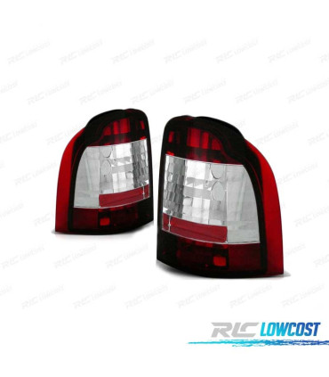 FEUX ARRIÈRE POUR FORD MONDEO 93-00 STYLE LEXUS ROUGE BLANC