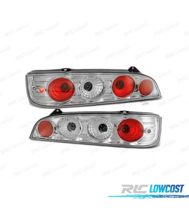 FEUX ARRIÈRE POUR FIAT SEICENTO 600 98-10 STYLE LEXUS CHROMÉ