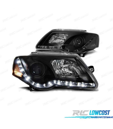 PHARES VOLKSWAGEN VW PASSAT 3C 05-10 NOIR