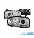 PHARES POUR VOLKSWAGEN VW GOLF 3 91-97 ANGEL EYES CHROMÉ