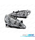 PHARES ANGEL EYES PEUGEOT 307 01-05 CHROME