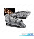 PHARES ANGEL EYES PEUGEOT 307 01-05 CHROME