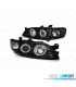 PHARES OPEL VECTRA B 99-02 ANGEL EYES CCFL NOIR