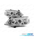 PHARES POUR OPEL ASTRA G 97-04 ANGEL DE EYES CHROMÉ