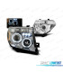 PHARES NISSAN NAVARA D40 PATHFINDER 05-10 LED ANGEL EYES CHROMÉ