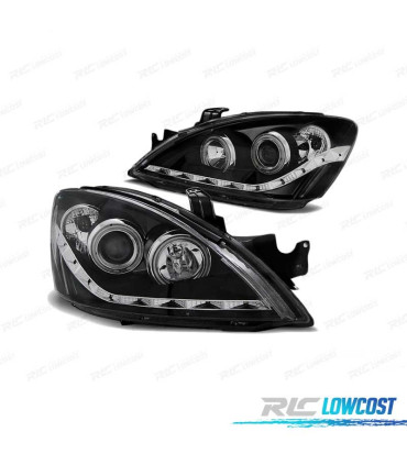 PHARES MITSUBISHI LANCER VII 04-07 DAYLIGHT ANGEL EYES NOIR