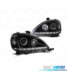 PHARES MERCEDES CLASSE ML W163 98-01 DAYLIGHT NOIRS