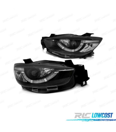 PHARES LED TRU DRL POUR MAZDA CX5 11-15 NOIR
