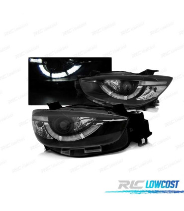 PHARES LED TRU DRL POUR MAZDA CX5 11-15 NOIR