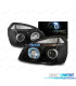 PHARES POUR HYUNDAI TUCSON 04-10 ANGEL EYES LED NOIR