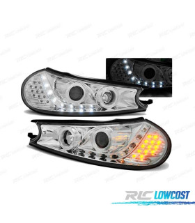 PHARES FORD MONDEO 96-00 LED DAYLIGHT CHROMÉ