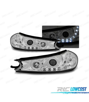 PHARES LED FORD MONDEO 96-00 CHROMÉ